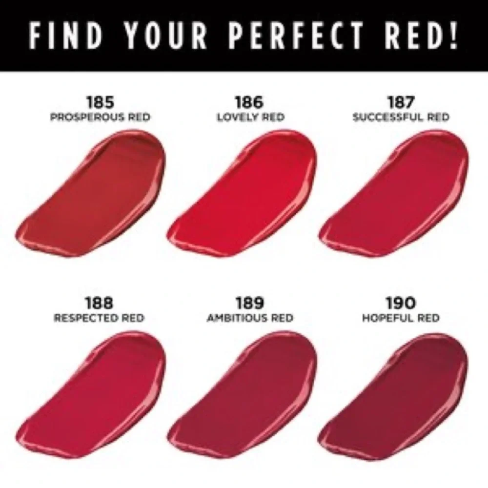L'Oreal Paris Colour Riche Reds of Worth Satin Lipstick, 189 Ambitious Red - New